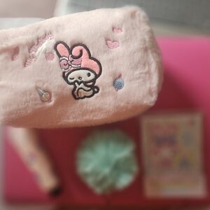 My Melody Plush Pink Accessory Bag And New Goodies Included